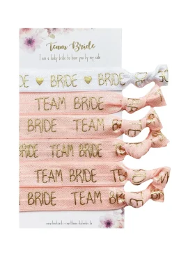Armbandset "Team Bride" für den Junggesellinnenabschied<Hochzeitscountdown Discount