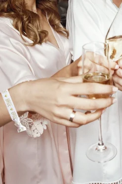 Armbandset "Team Bride" für den Junggesellinnenabschied<Hochzeitscountdown Discount