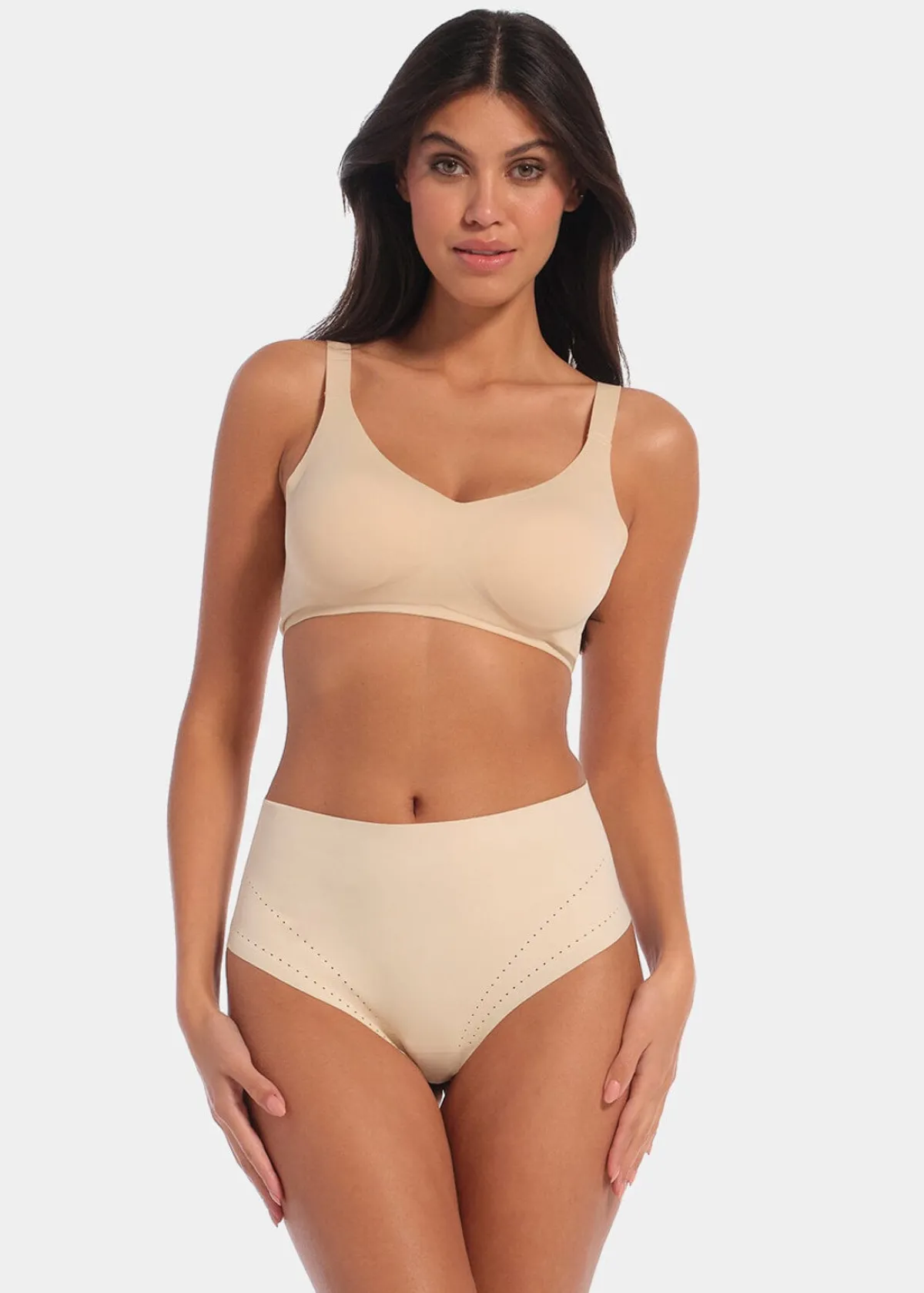 Beigefarbener Tanga mit Shape-Effekt – Dream Shaper Thong<MAGIC Body Fashion Discount