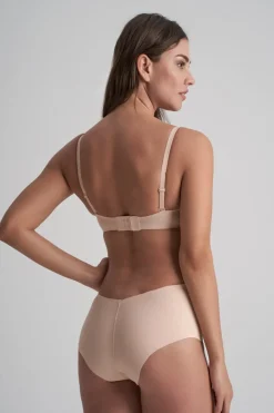 BH in Beige mit abnehmbaren Trägern –<Bye Bra
