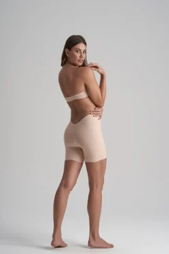 BH in Beige mit abnehmbaren Trägern –<Bye Bra