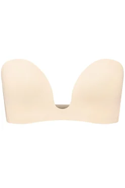 BH in Beige mit abnehmbaren Trägern –<Bye Bra