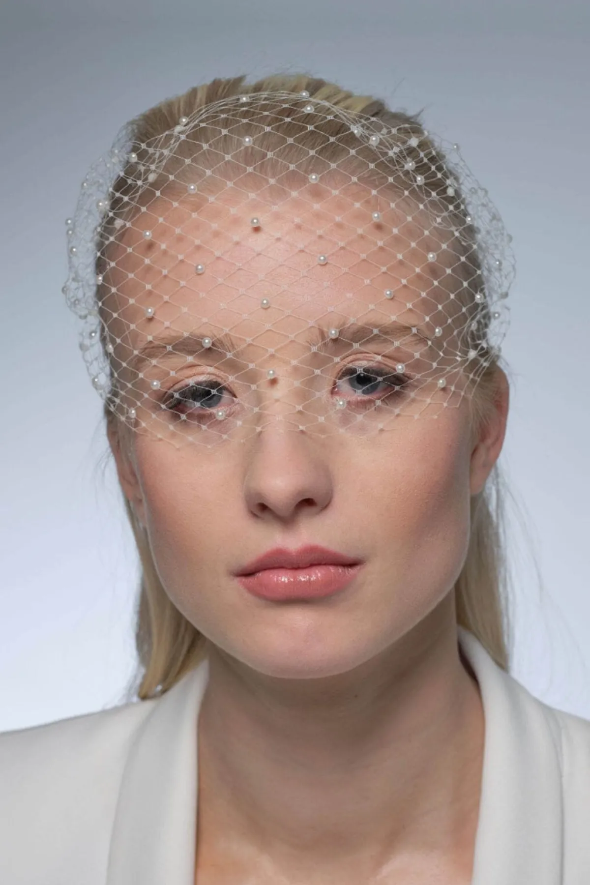 Birdcage Schleier mit Perlen<Poirier Sale