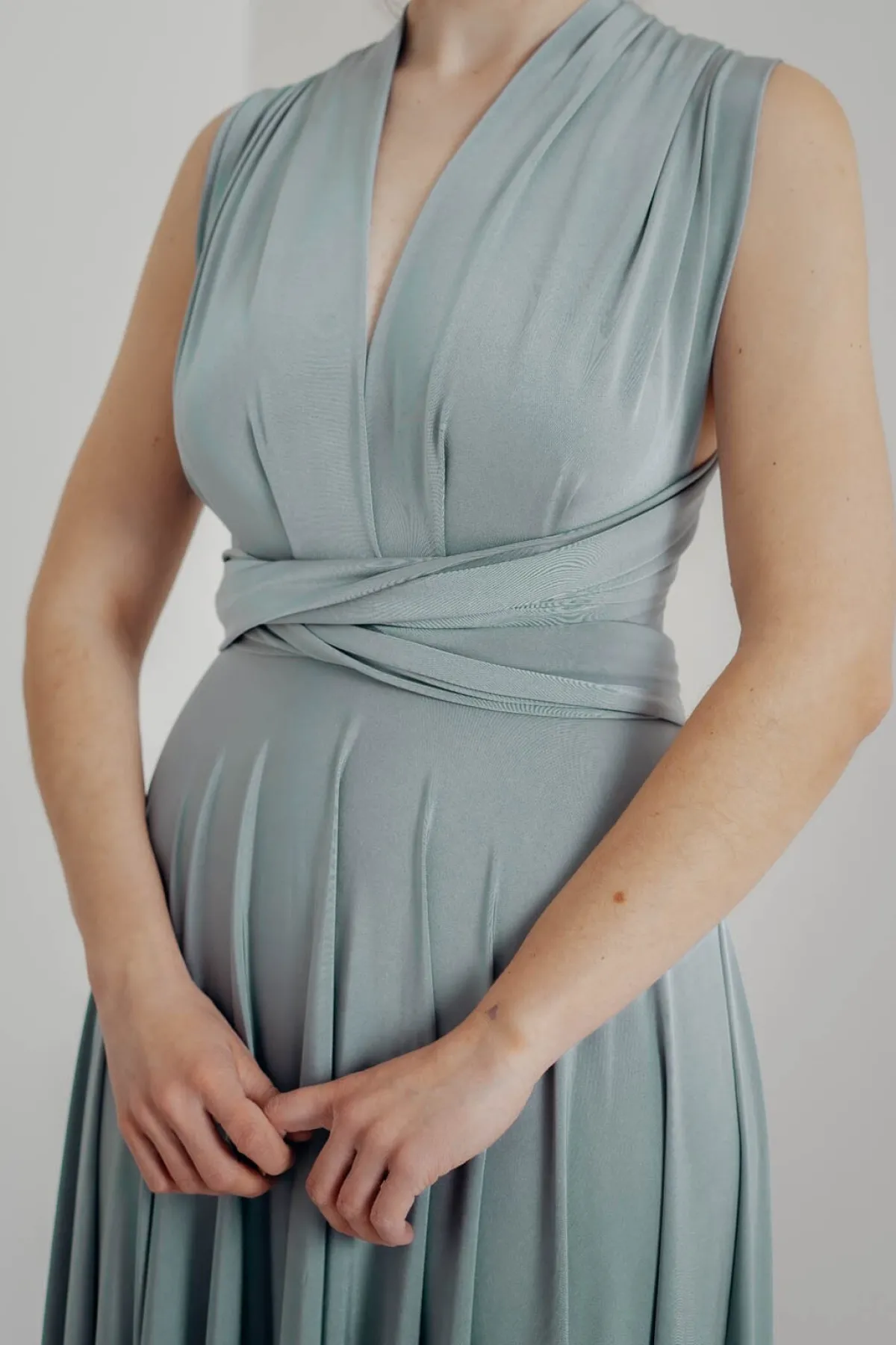 Bodenlanges Brautjungfernkleid – Ballgown Cucumber<twobirds Clearance