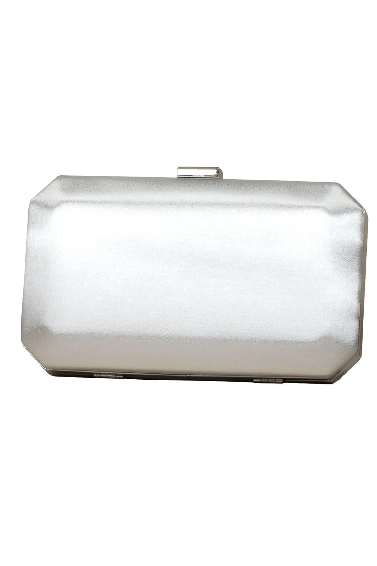 Box Clutch – Ebony Ivory Satin | The<Perfect Bridal Company Sale