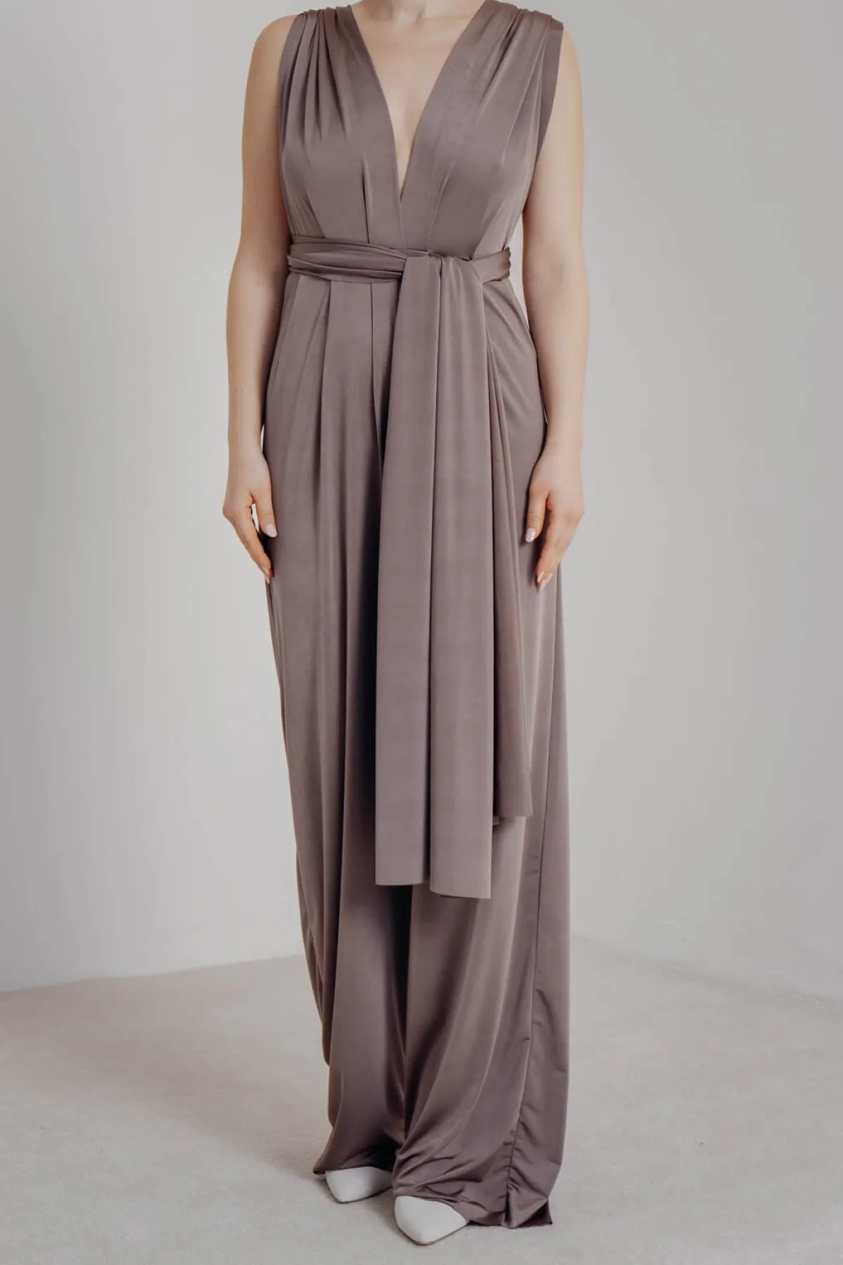 Brauner Einteiler – Jumpsuit Convertible Mushroom<twobirds Clearance
