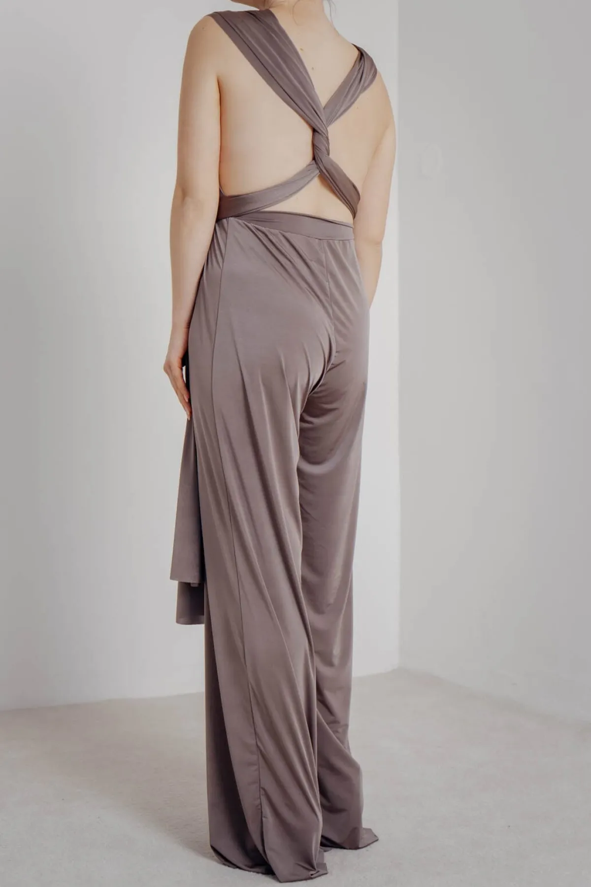Brauner Einteiler – Jumpsuit Convertible Mushroom<twobirds Clearance