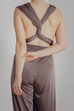 Brauner Einteiler – Jumpsuit Convertible Mushroom<twobirds Clearance