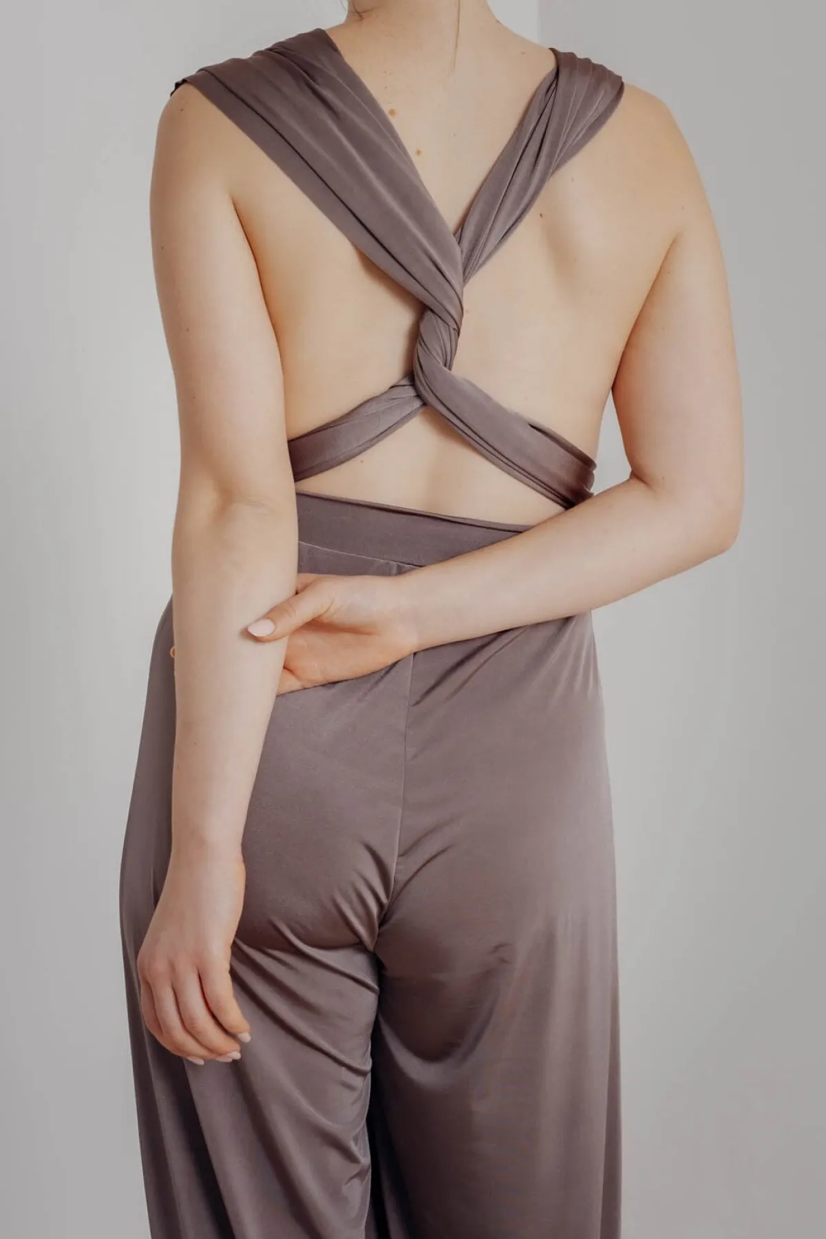 Brauner Einteiler – Jumpsuit Convertible Mushroom<twobirds Clearance