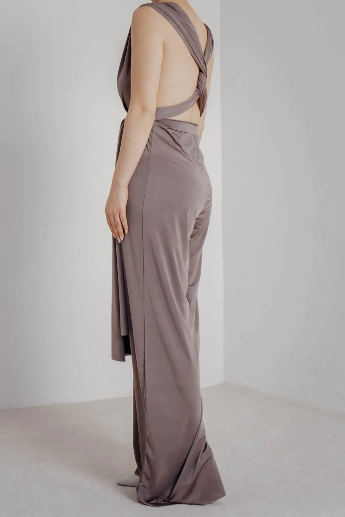 Brauner Einteiler – Jumpsuit Convertible Mushroom<twobirds Clearance
