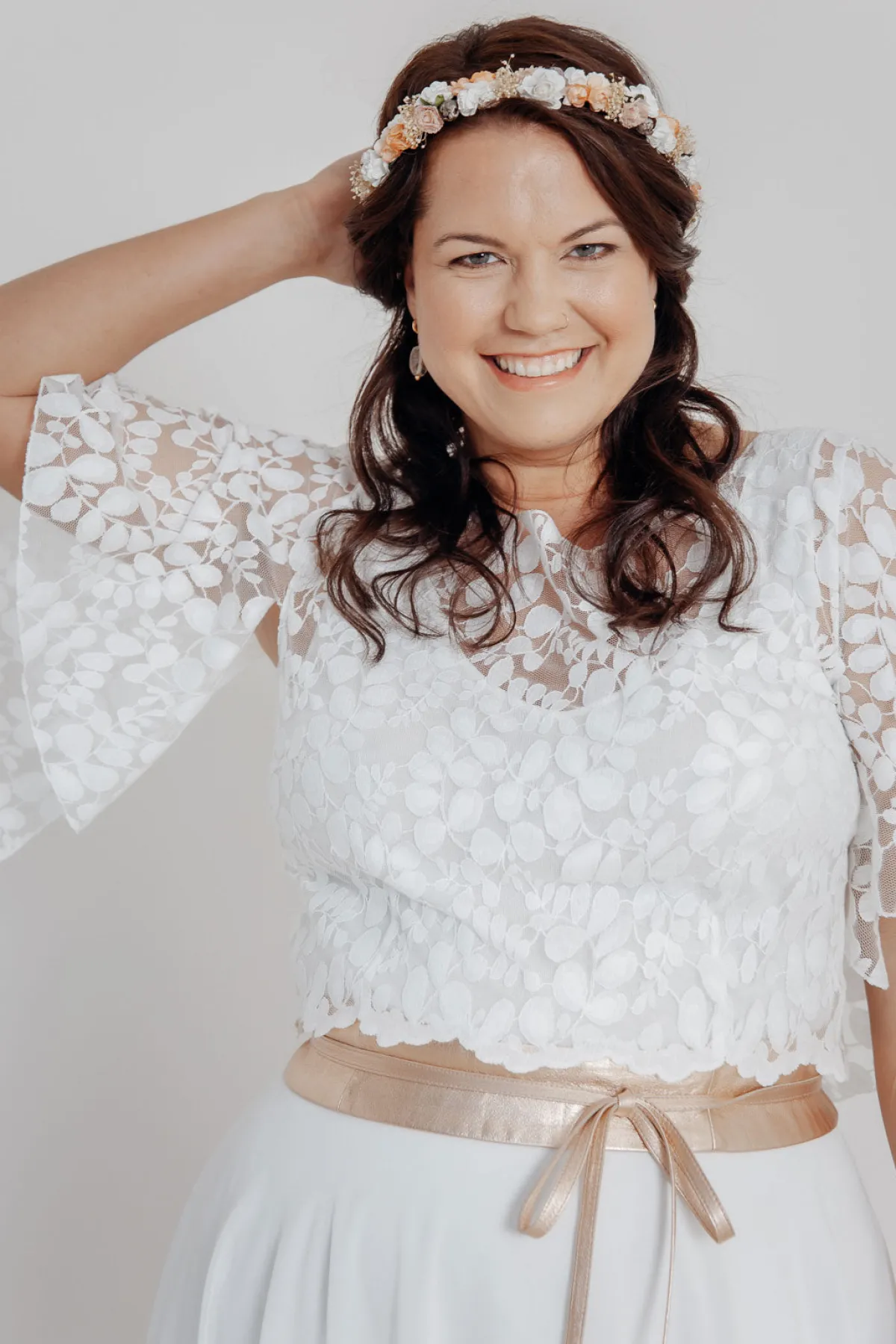 Brautgürtel zum Binden in verschiedenen Farben – Marielle Curvy<noni New