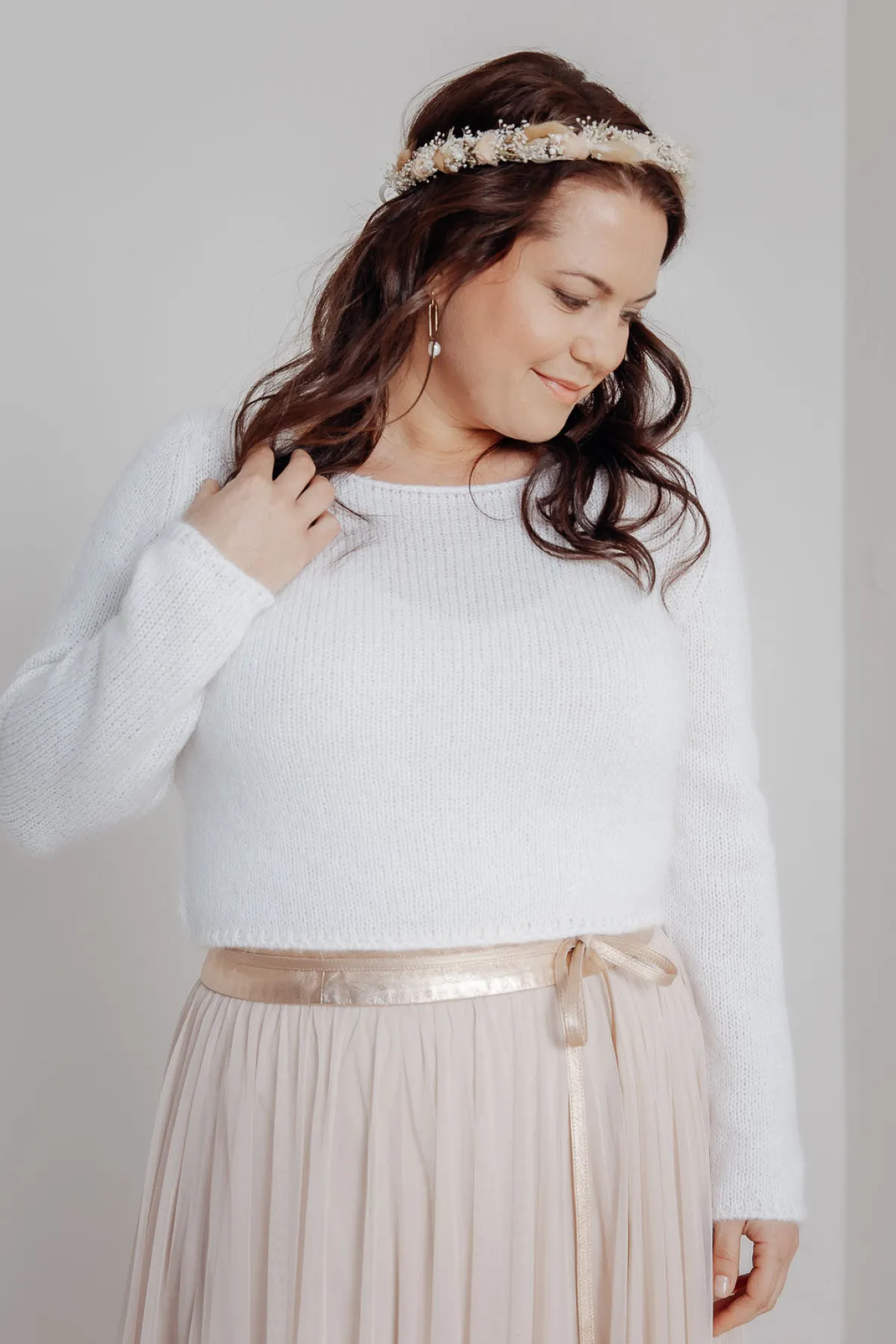 Brautgürtel zum Binden in verschiedenen Farben – Marielle Curvy<noni New
