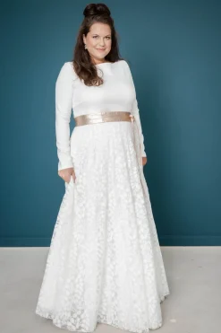 Brautgürtel zum Binden in verschiedenen Farben – Marielle Curvy<noni New