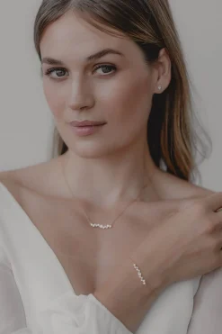 Braut Halskette mit Kristallen – Estelle<Juvelan Outlet