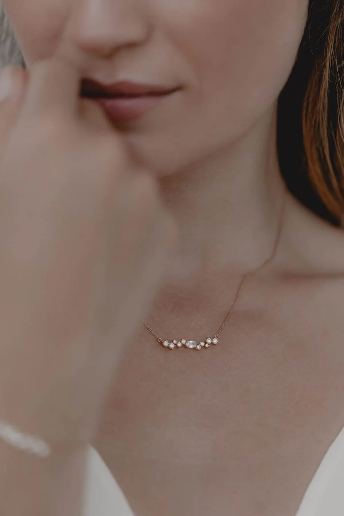 Braut Halskette mit Kristallen – Estelle<Juvelan Outlet