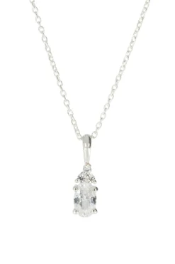 Braut Halskette mit ovalem Kristall-Anhänger – Dazzling Beauty<Juvelan Online