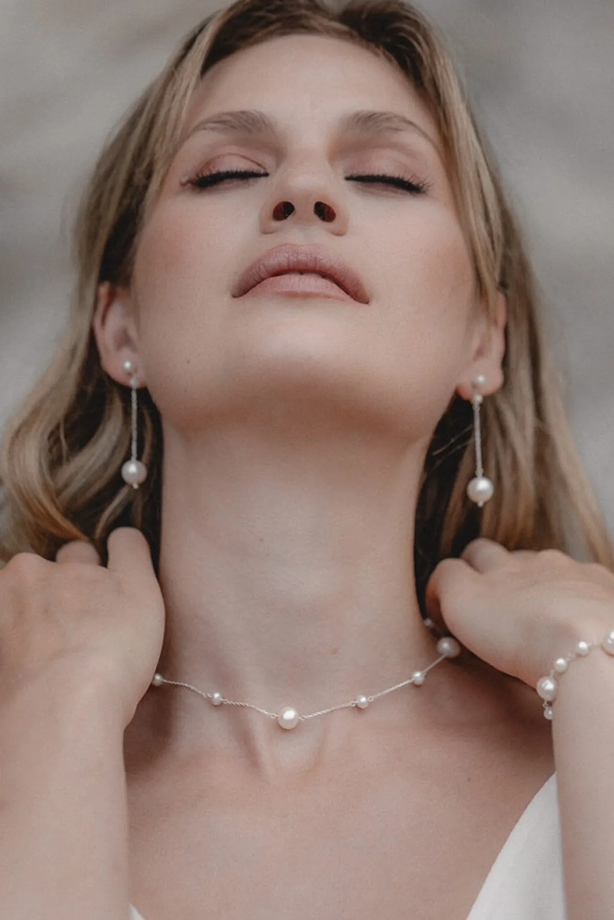 Braut Halskette mit Perlenanhängern – Out Of The Shell<Juvelan Outlet