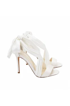 Braut High Heels mit Seidenband und Schleife – Kate Shoes<Bella Belle
