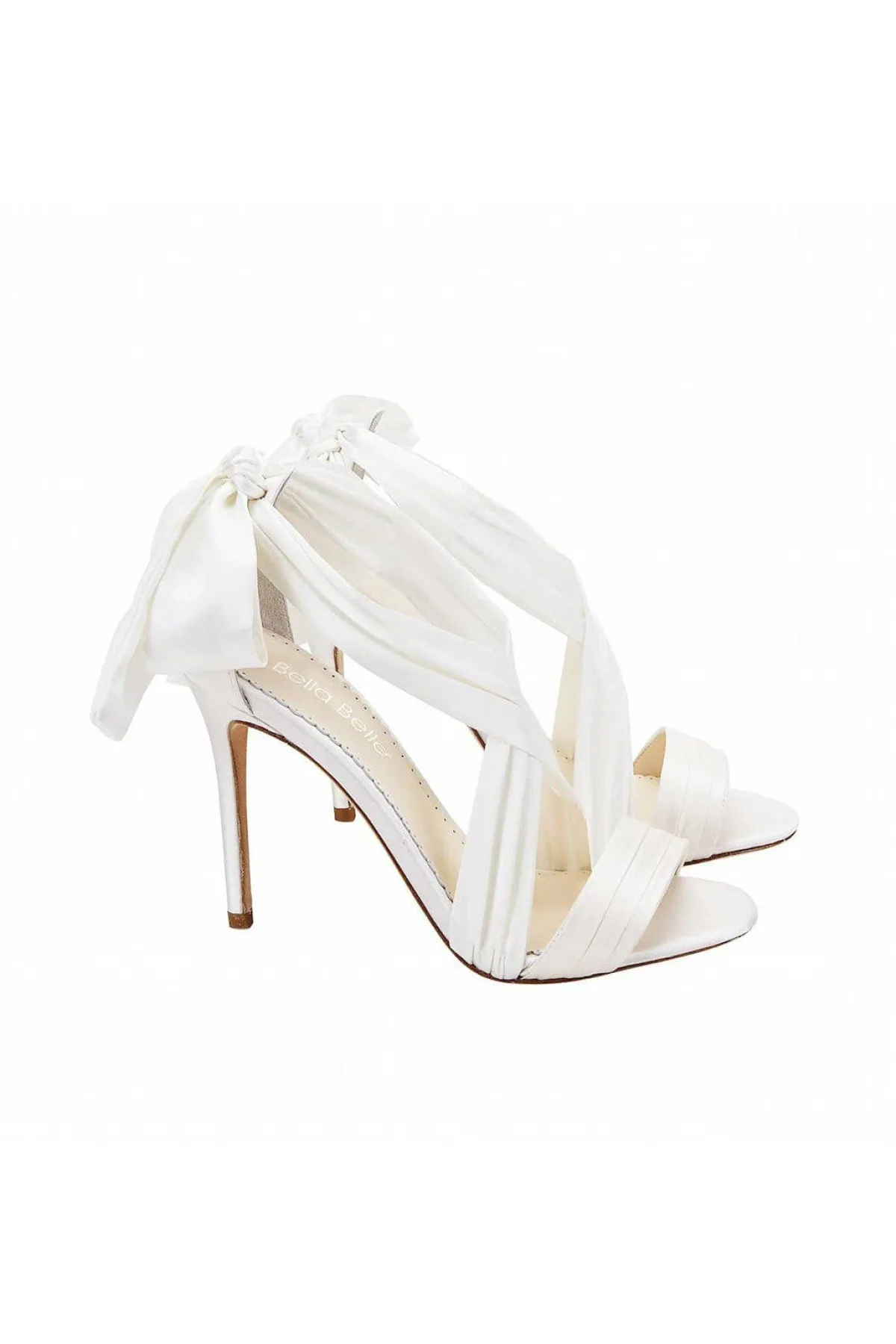 Braut High Heels mit Seidenband und Schleife – Kate Shoes<Bella Belle