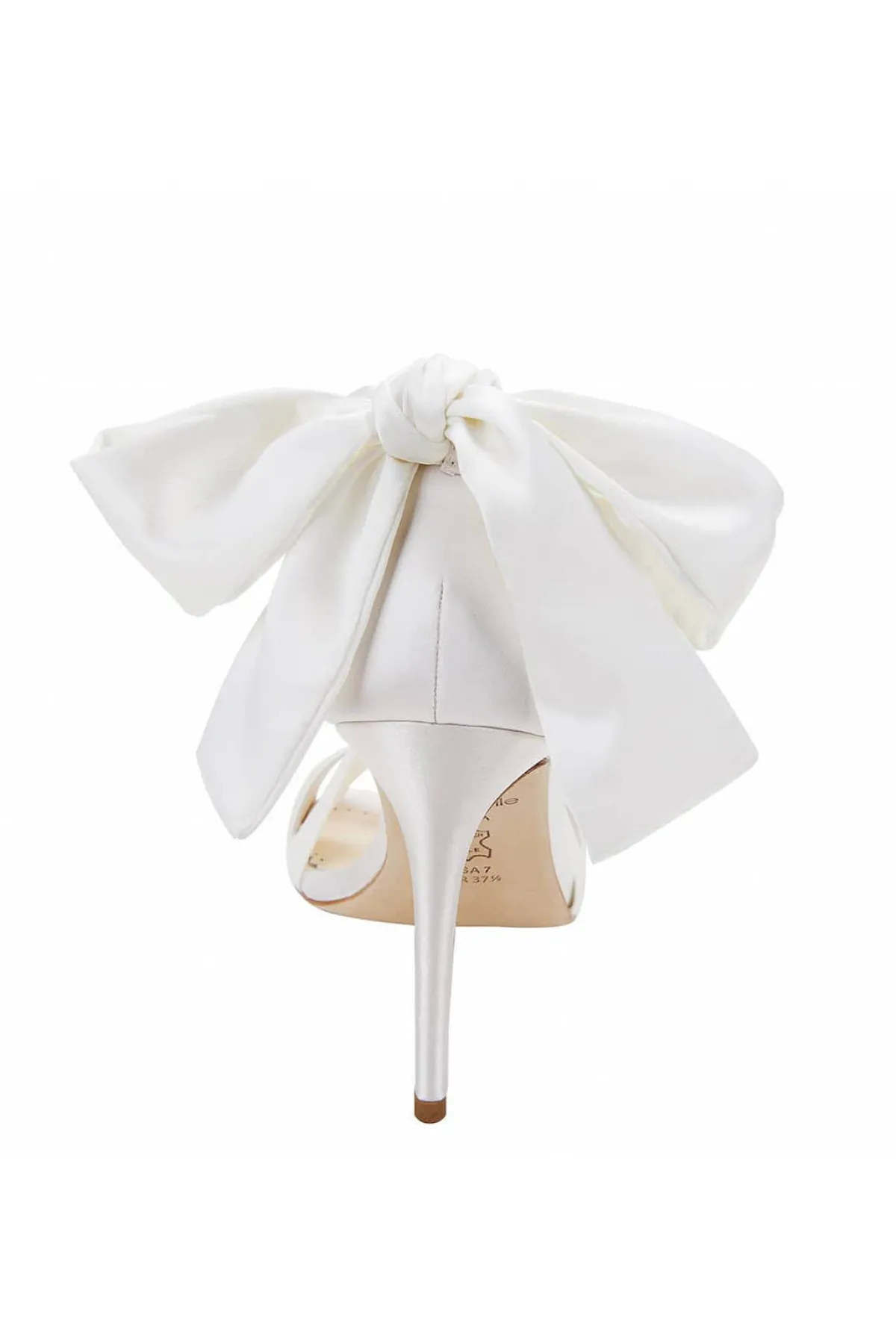 Braut High Heels mit Seidenband und Schleife – Kate Shoes<Bella Belle