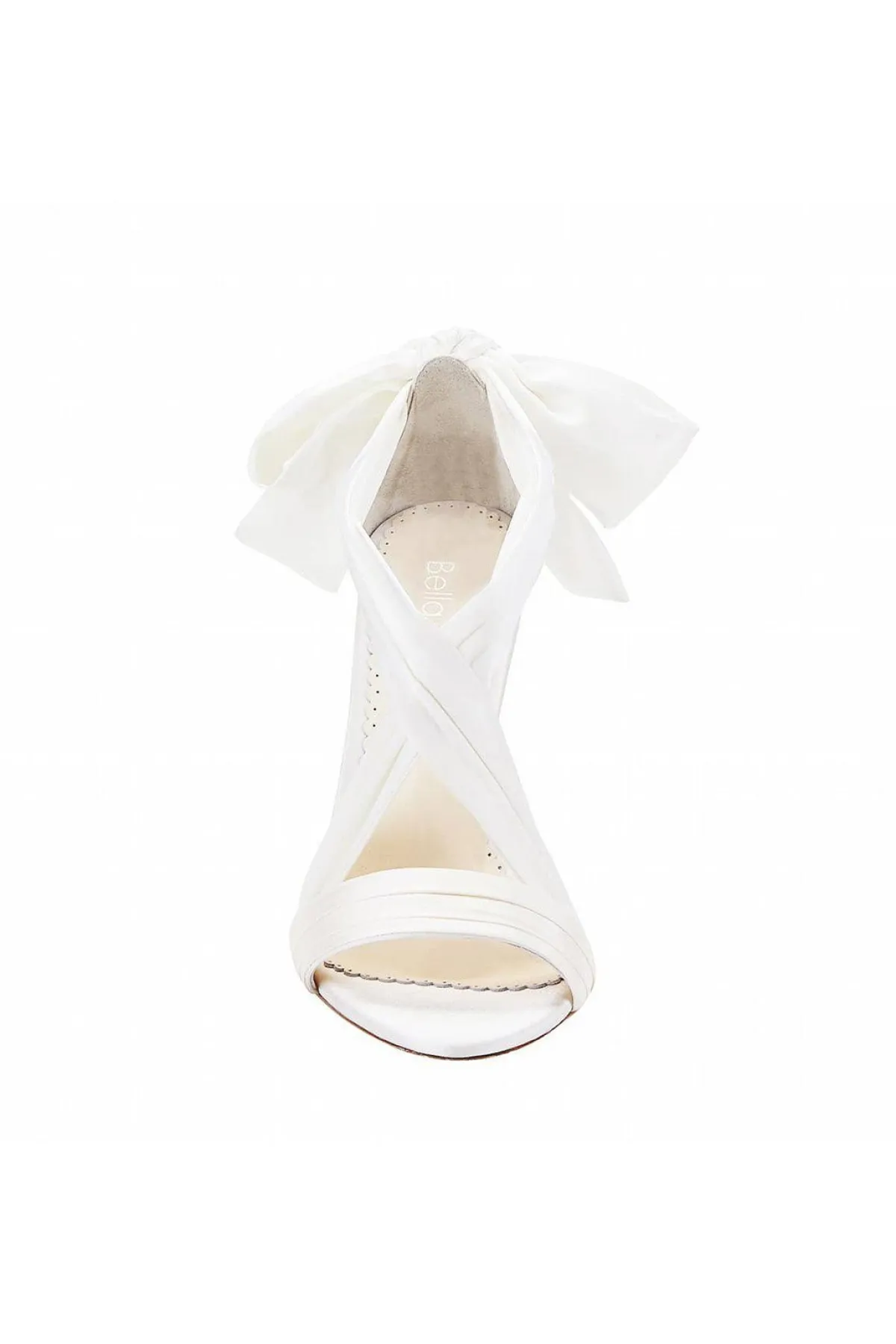 Braut High Heels mit Seidenband und Schleife – Kate Shoes<Bella Belle