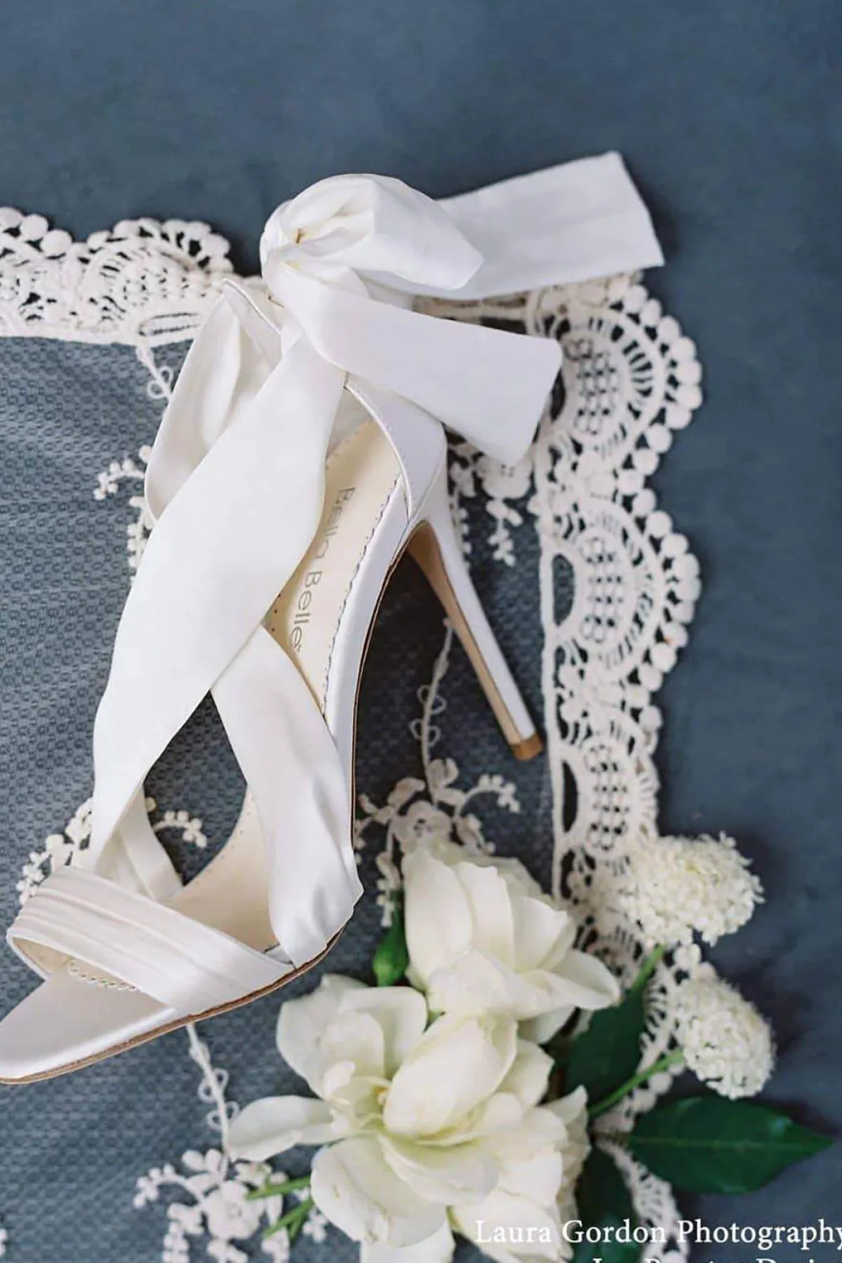 Braut High Heels mit Seidenband und Schleife – Kate Shoes<Bella Belle