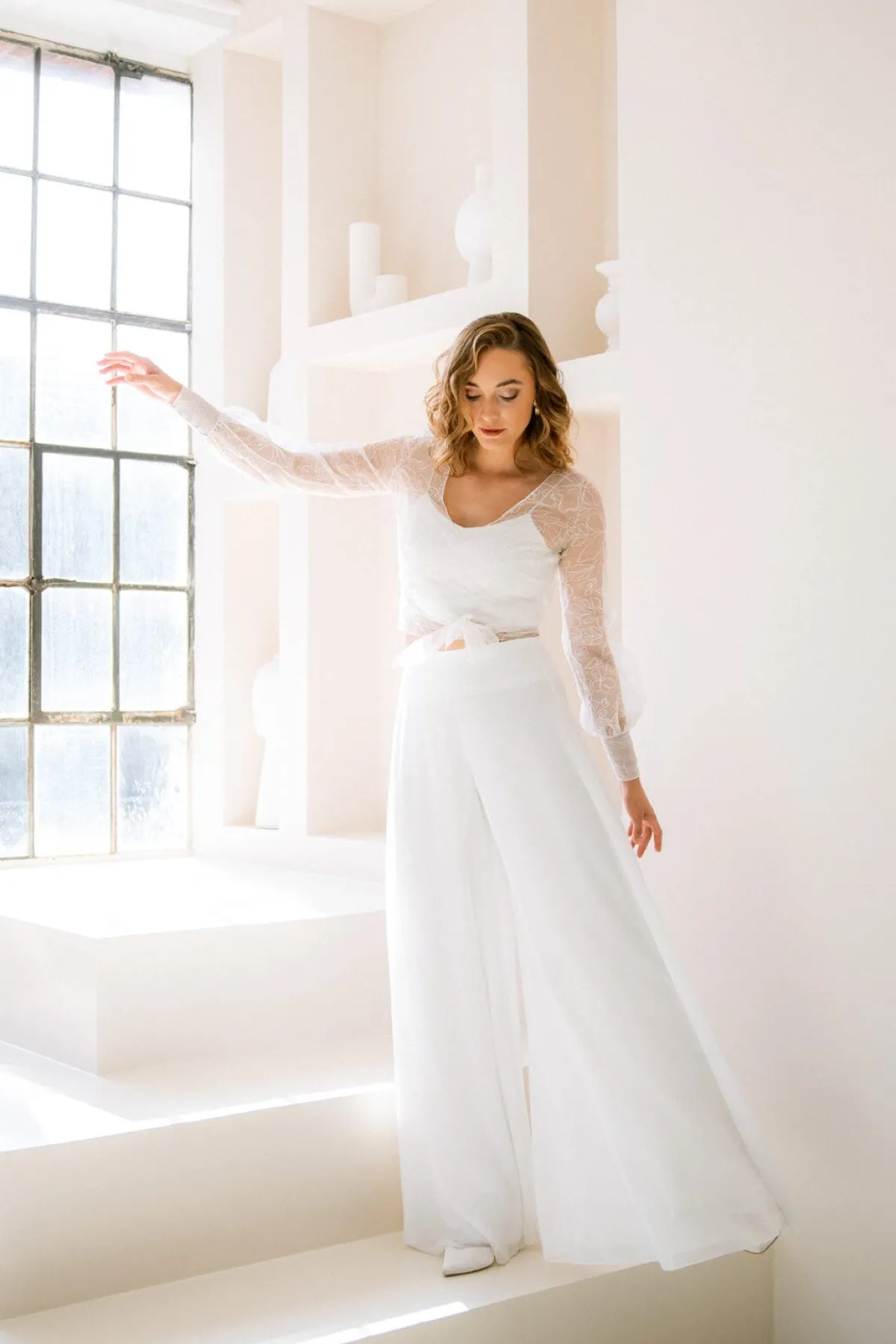 Braut Hose aus Chiffon – Nivis<noni New