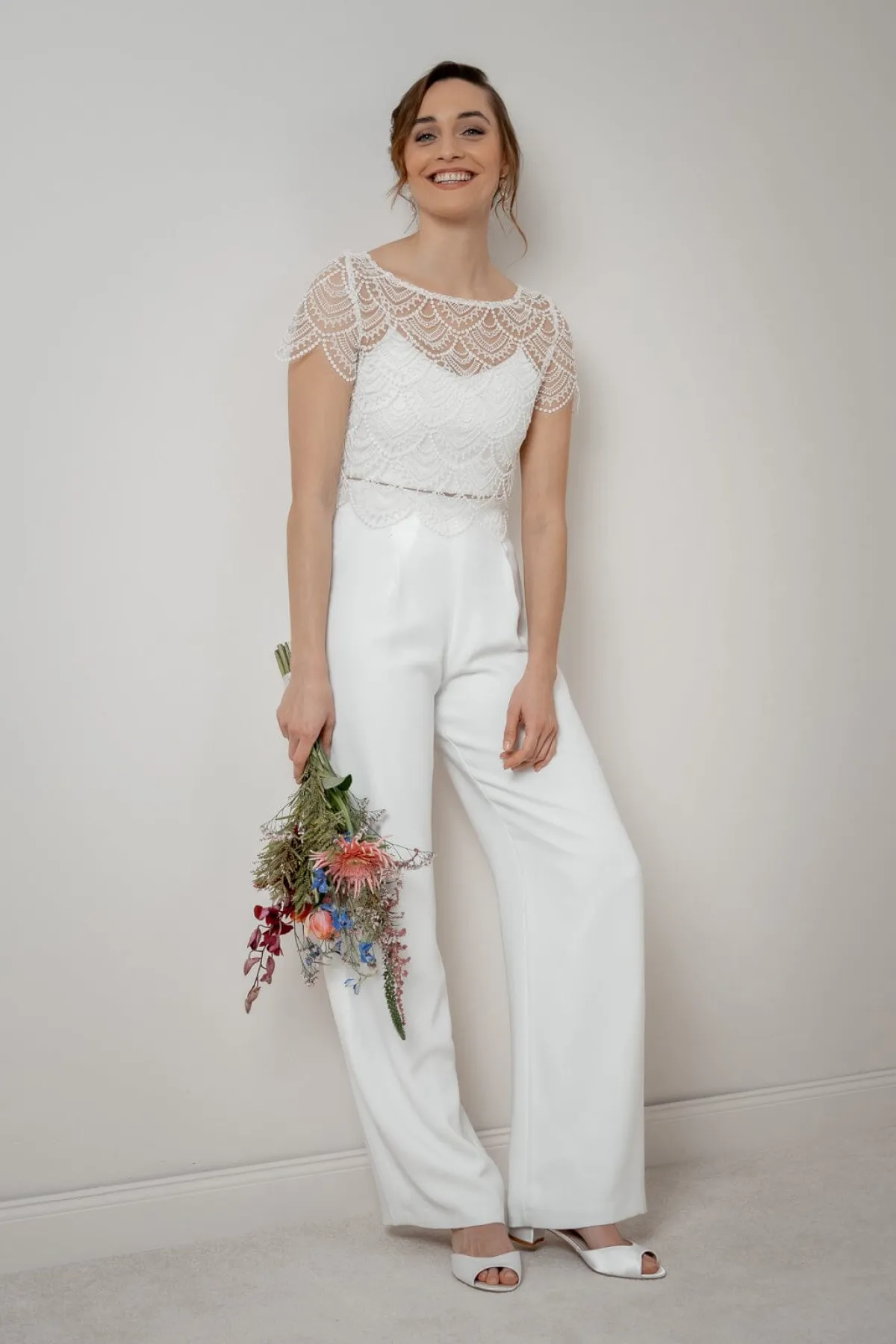 Braut Hose in Ivory – Tihana<noni Outlet