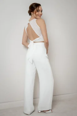 Braut Hose in Ivory – Tihana<noni Outlet