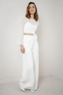 Braut Hose mit weitem Bein – Zari<noni Hot