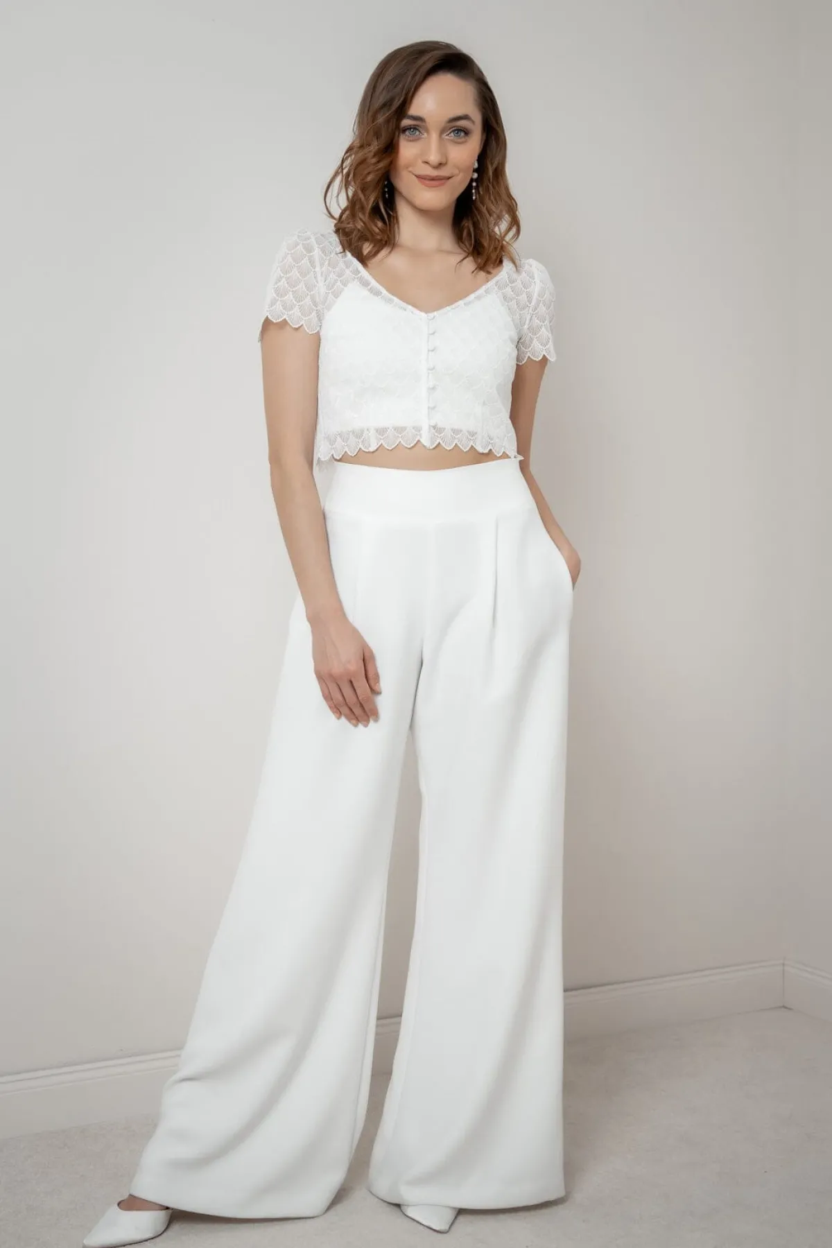 Braut Hose mit weitem Bein – Zari<noni Hot
