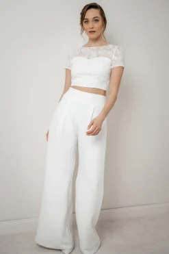Braut Hose mit weitem Bein – Zari<noni Hot