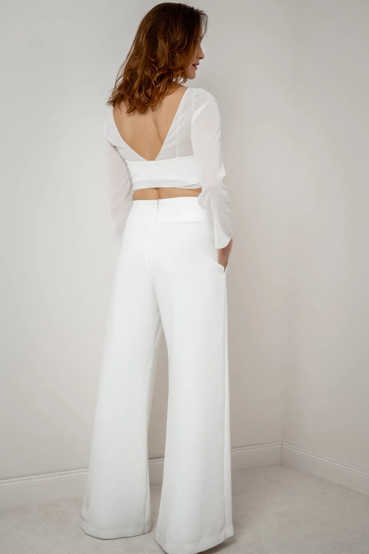 Braut Hose mit weitem Bein – Zari<noni Hot