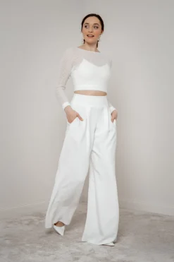 Braut Hose mit weitem Bein – Zari<noni Hot