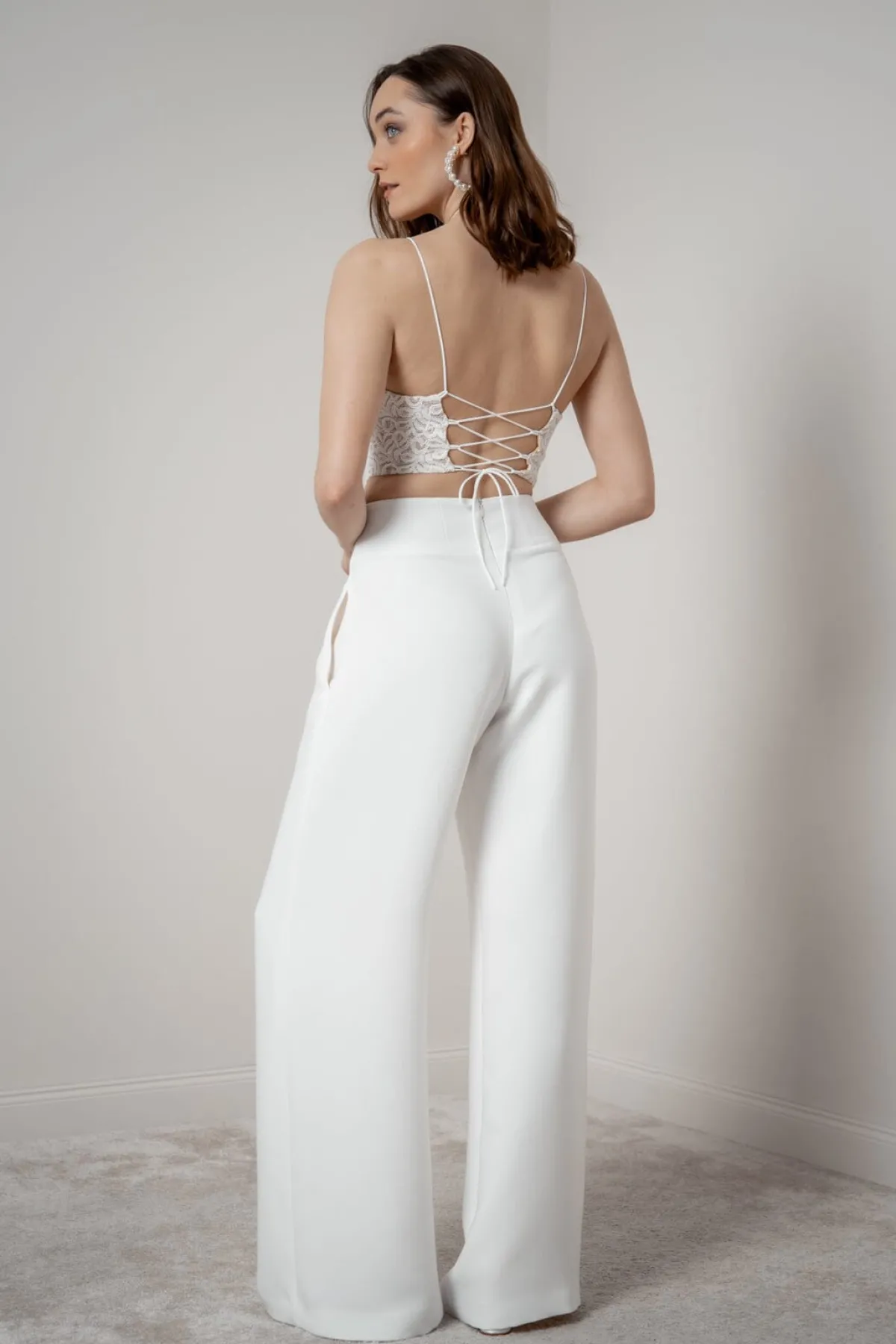 Braut Hose mit weitem Bein – Zari<noni Hot