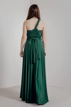 Brautjungfernkleid zum Wickeln – Ballgown Forest Green<twobirds Outlet