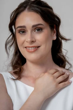Braut Ohrstecker in Kristall-Optik<Weise Discount