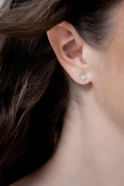 Braut Ohrstecker in Kristall-Optik<Weise Discount