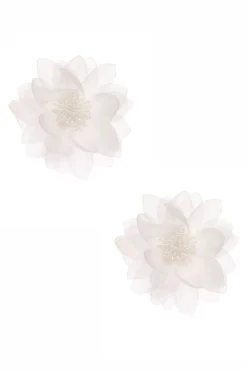 Braut Ohrstecker mit Tüllblüten<Poirier Outlet