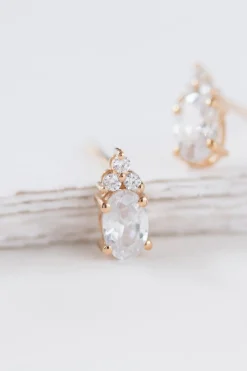 Braut Ohrstecker mit Zirkonia Kristallen - Dazzling Beauty<Juvelan Outlet