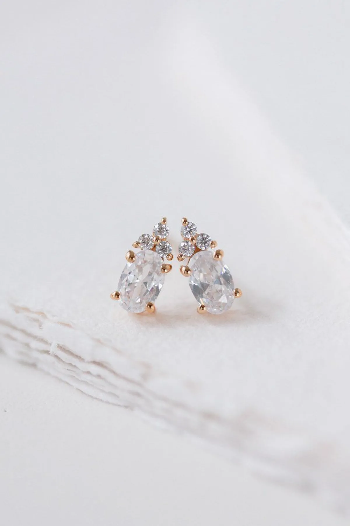 Braut Ohrstecker mit Zirkonia Kristallen - Dazzling Beauty<Juvelan Outlet