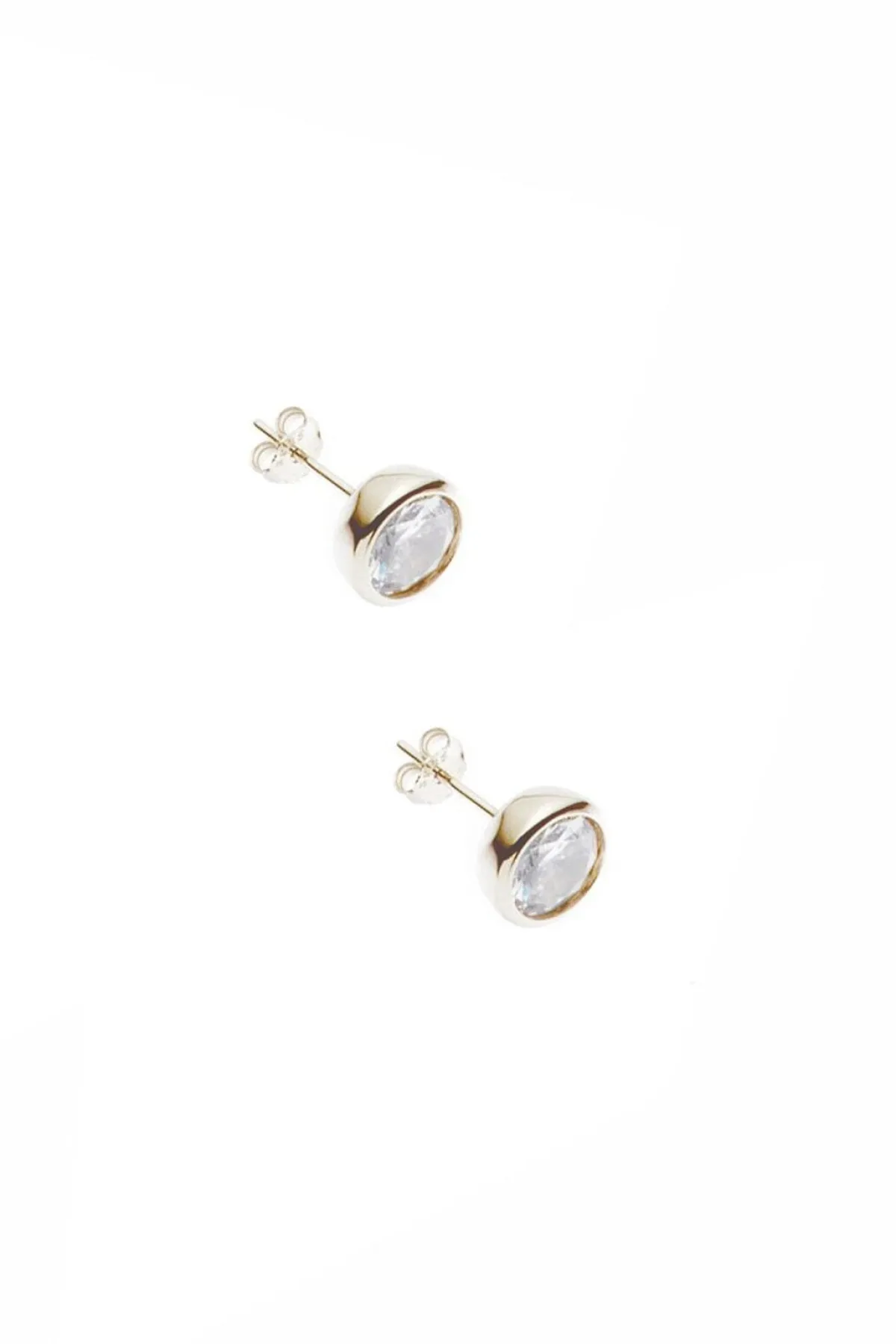Braut Ohrstecker und Halskette mit Strass<Poirier Online