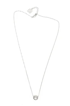 Braut Ohrstecker und Halskette mit Strass<Poirier Online