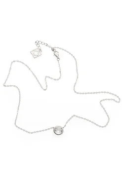 Braut Ohrstecker und Halskette mit Strass<Poirier Online