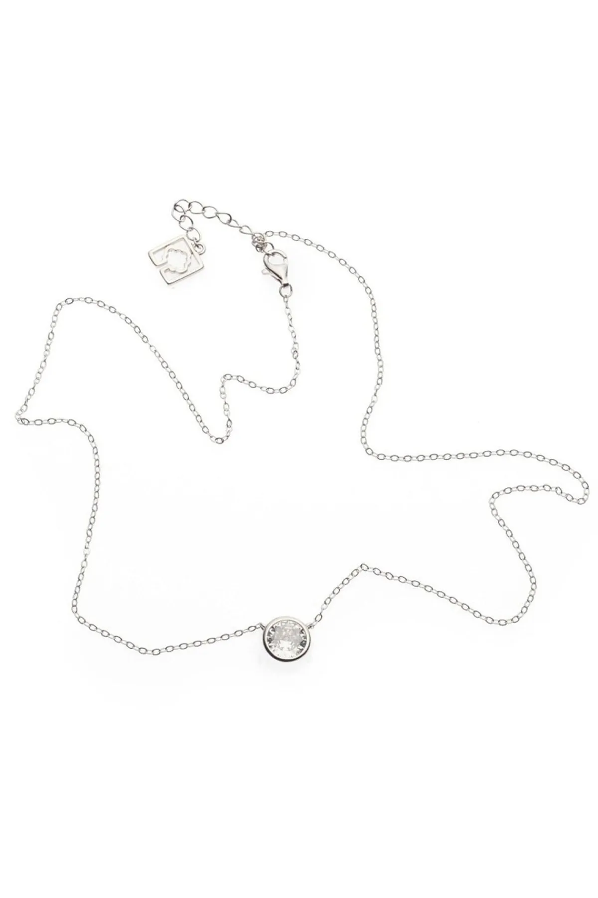 Braut Ohrstecker und Halskette mit Strass<Poirier Online