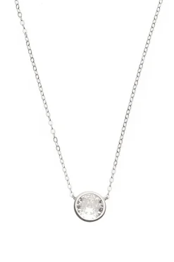 Braut Ohrstecker und Halskette mit Strass<Poirier Online