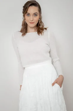 Braut Pullover aus Mohair-Strickmix – Suvi<noni Sale