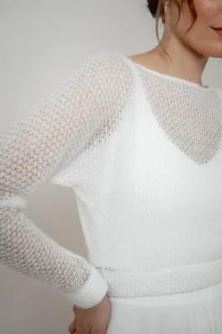 Braut Pullover aus Strickmix – Yosie<noni New