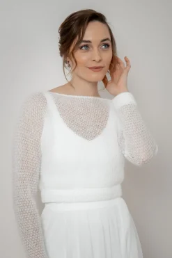 Braut Pullover aus Strickmix – Yosie<noni New