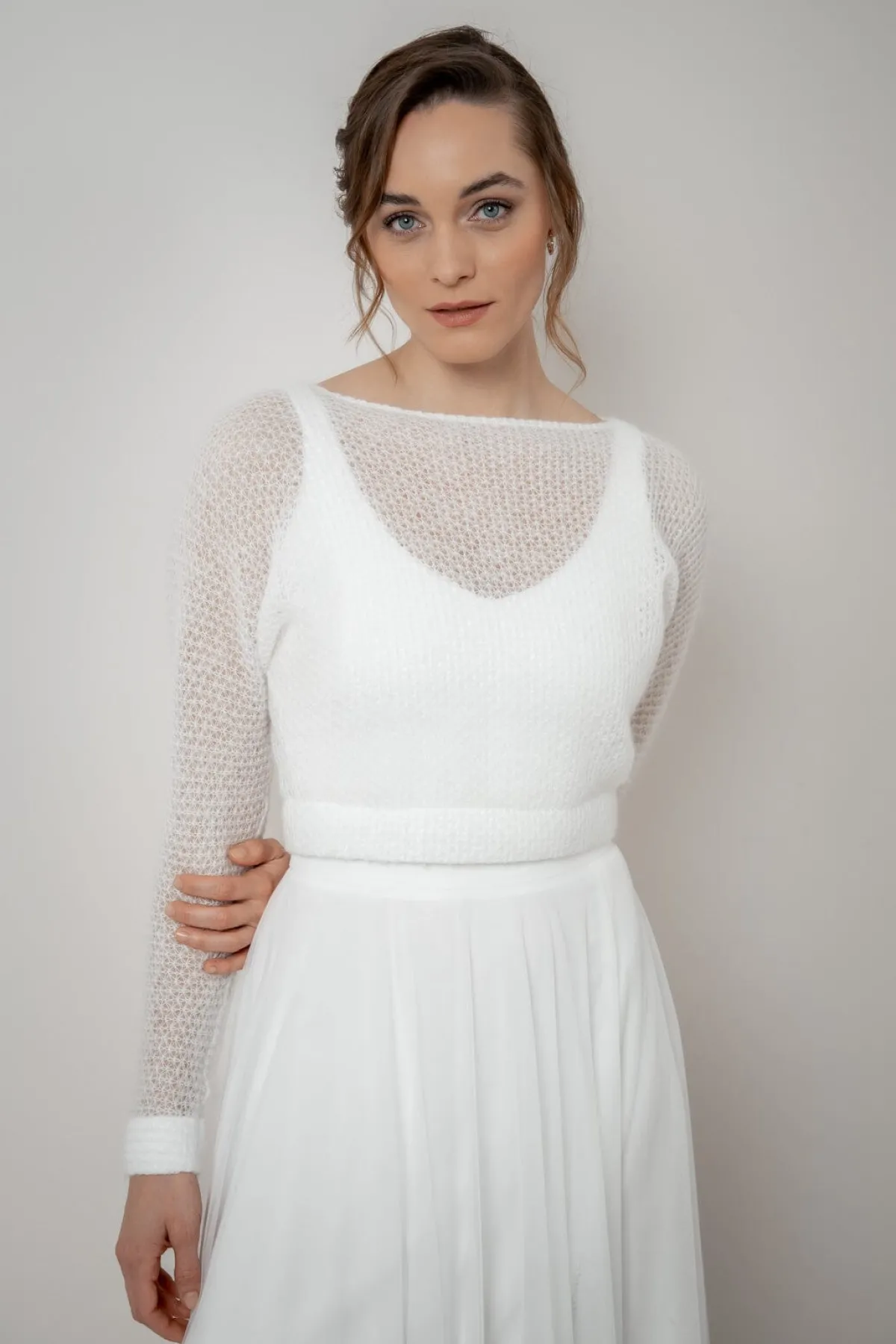 Braut Pullover aus Strickmix – Yosie<noni New